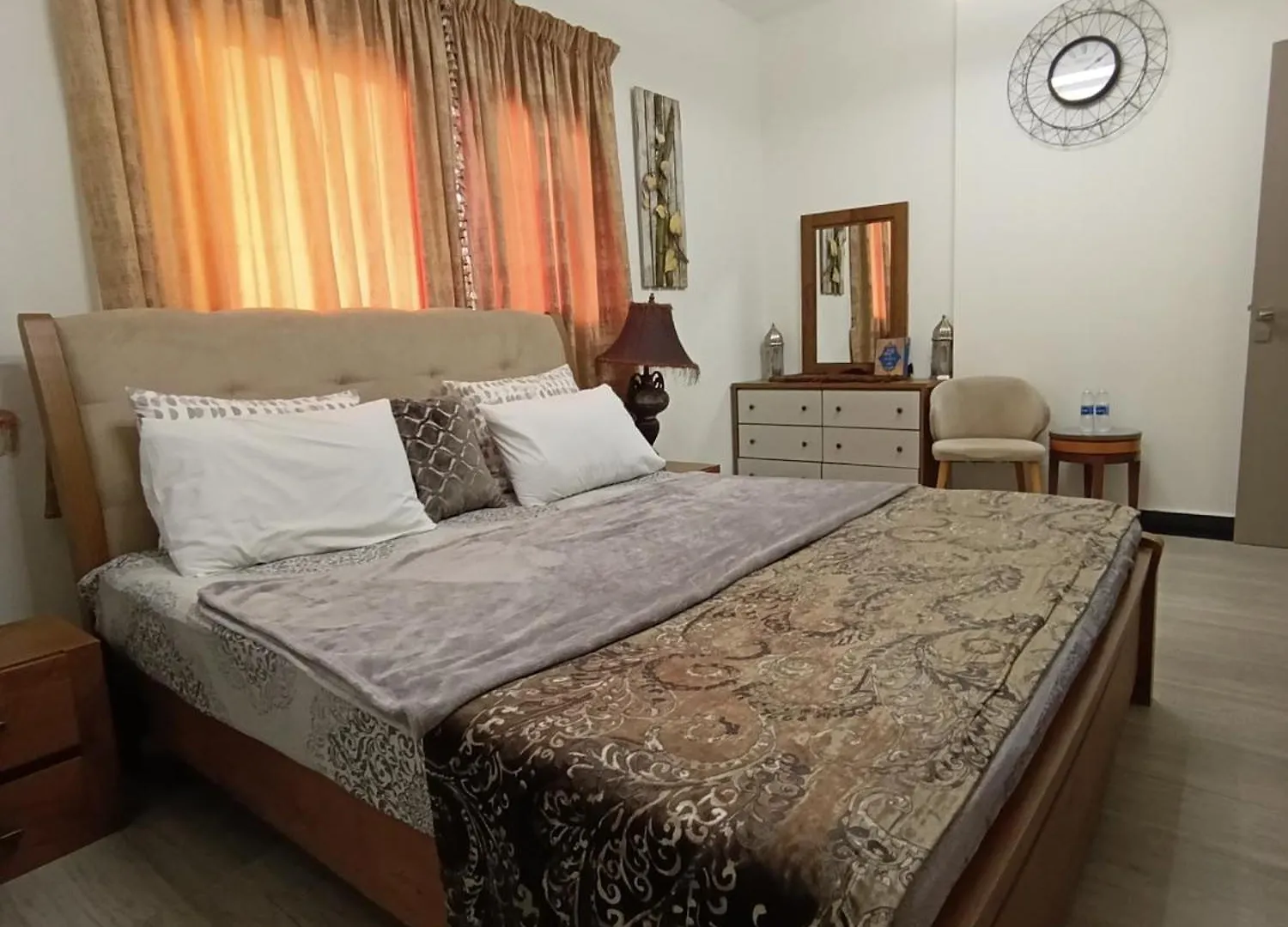 Apartment Entire Luxury And Family One Bed Room Living Room In Front Of Beach Sharjah United Arab Emirates